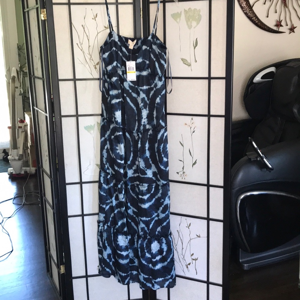 Michael Kors navy long dress